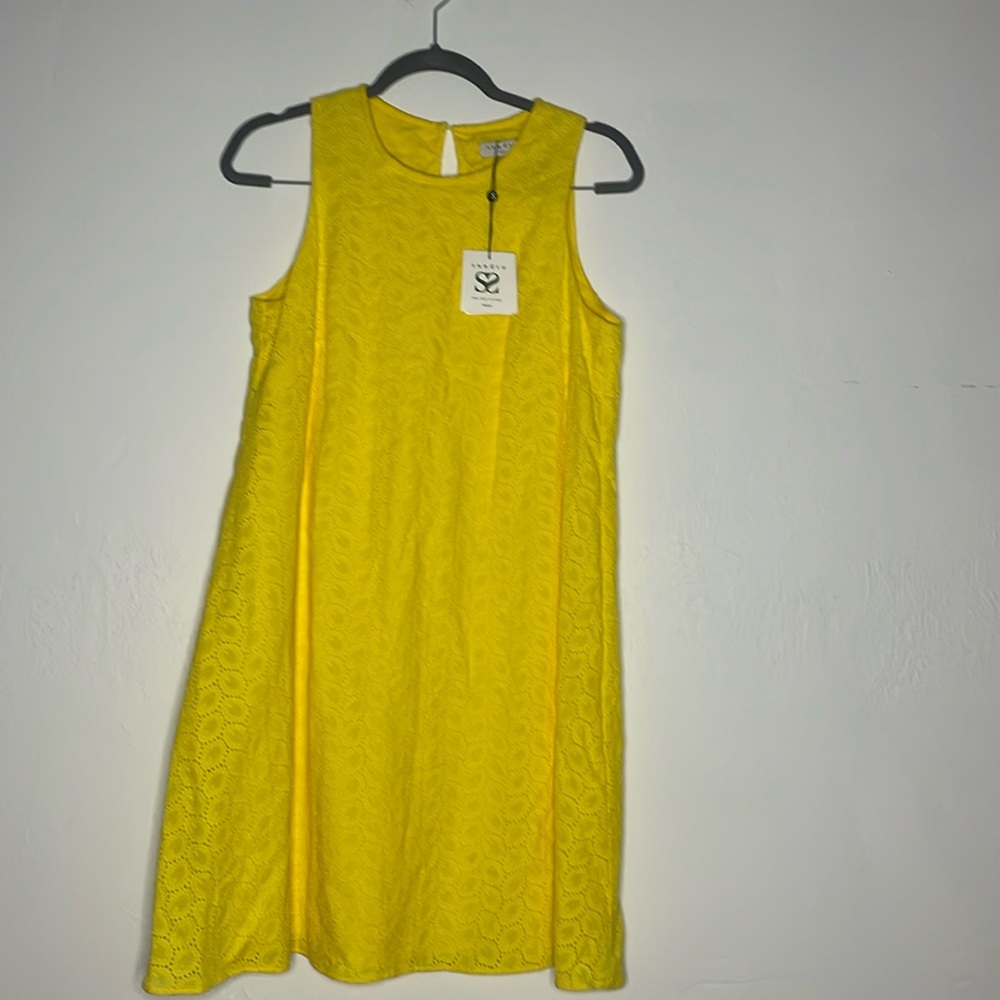 Sandro Paris, yellow, pretty pattern, new with tags- L